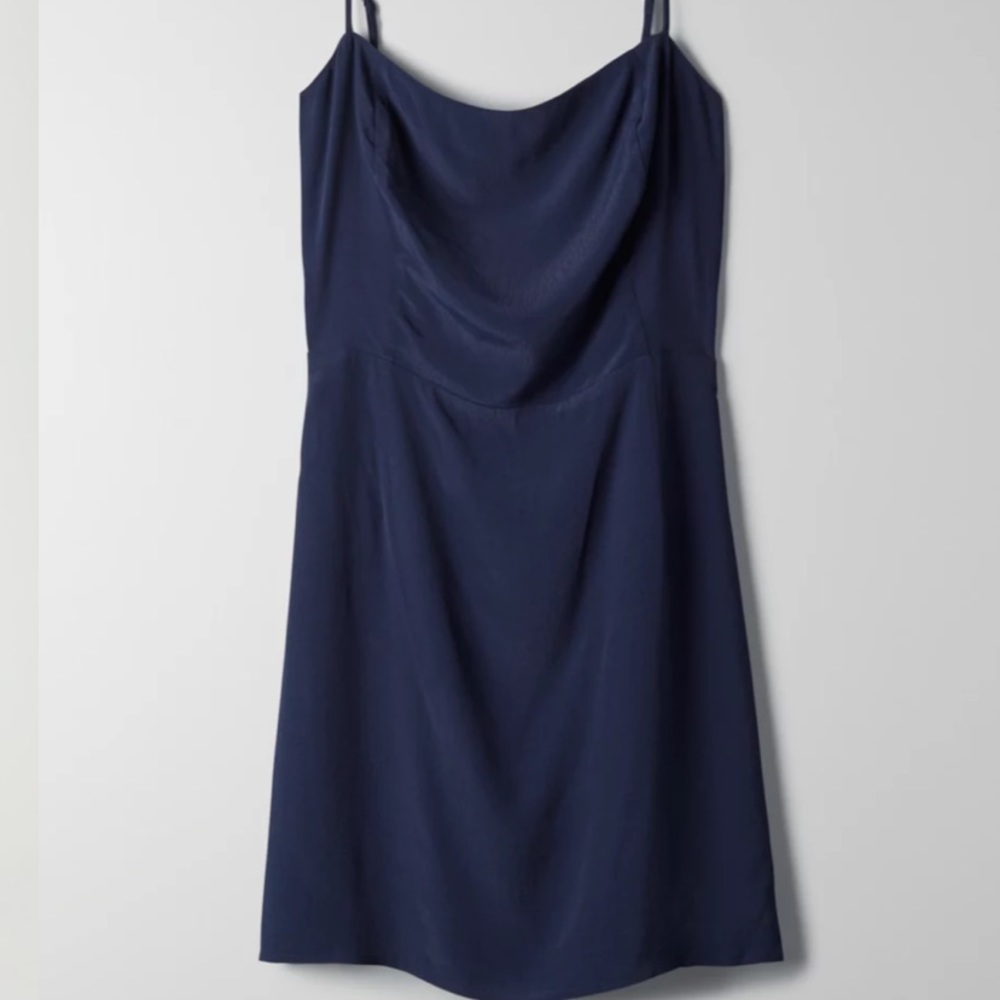 Aritzia - *Wilfred* New Classic Mini Dress, Navy, size 4